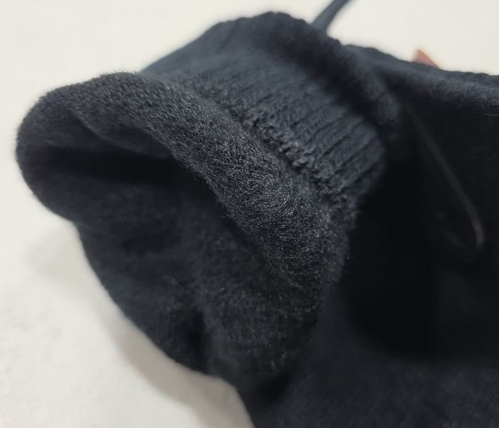 Рукавички універсальні "Anjela" 2001 з начосом -(чорні -універсал.) -уп. 12 шт.