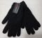 Рукавички чоловічі "Anjela" 1111 подвійні на махрі -(чорні-чоловічі) -уп.12 шт