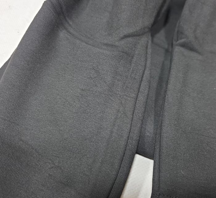 Лосини "Ластівка" А-293 термо безшовні з бавовняним верхом на товстому хутрі +вовна, з широким поясом, р. 3xl/8xl-(50-54) -(чорні)