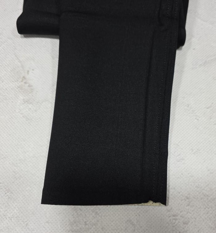 Лосини "Ластівка" А-756-1 гладкі еластичні на збитому хутрі +спереду та ззаду з мембраною +з широким поясом утяжкою +з підтяжкою живота та сідниць з пуш-ап ефектом (Push-up), р. 2XL-(48-50), 3XL-(50-52), 4XL-(52-54) -(чорні)