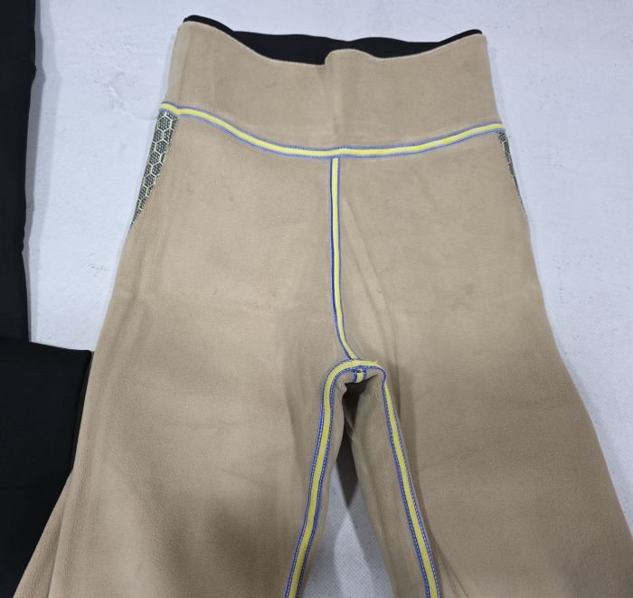 Лосини "ALIA" К-985 гладкі на хутрі-"тедді" з коригуючою мембраною та тейпами +з широким поясом утяжкою та з підтяжкою живота та сідниць +з пуш-ап ефектом (Push-up), р. M-(42-46), L-(44-48), XL-(46-50), 2XL-(48-52), 3XL-(50-54) -(чорні) -уп. 1 шт