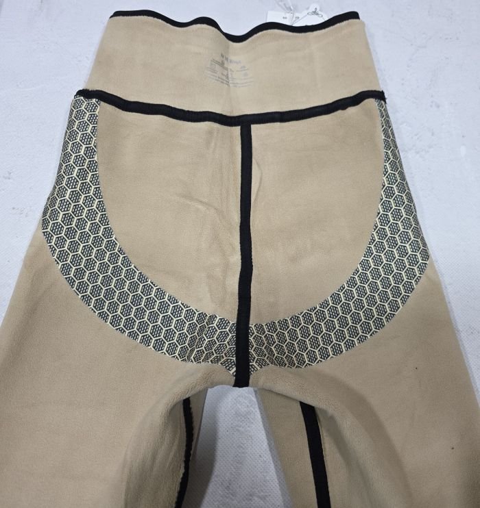 Лосини "ALIA" К-987 гладкі на хутрі-"тедді" з коригуючою мембраною та тейпами +з широким поясом утяжкою та з підтяжкою живота та сідниць +з пуш-ап ефектом (Push-up), р. L-(44-48), XL-(46-50), 2XL-(48-52), 3XL-(50-54) -(чорні) -уп. 1 шт