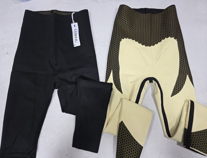 Лосини "Clover" В-9976 еластичні на збитому флісі з коригуючою мембраною та тейпами +з підтяжкою живота та сідниць +з пуш-ап ефектом (Push-up), р. S-(42-44), M-(44-46), L-(46-48), XL-(48-50) -чорні