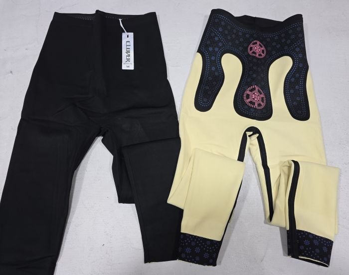 Лосини "Clover" В-9975 еластичні на збитому флісі з коригуючою мембраною та тейпами +з підтяжкою живота та сідниць +з пуш-ап ефектом (Push-up), р. M-(44-46), L-(46-48), XL-(48-50) -чорні