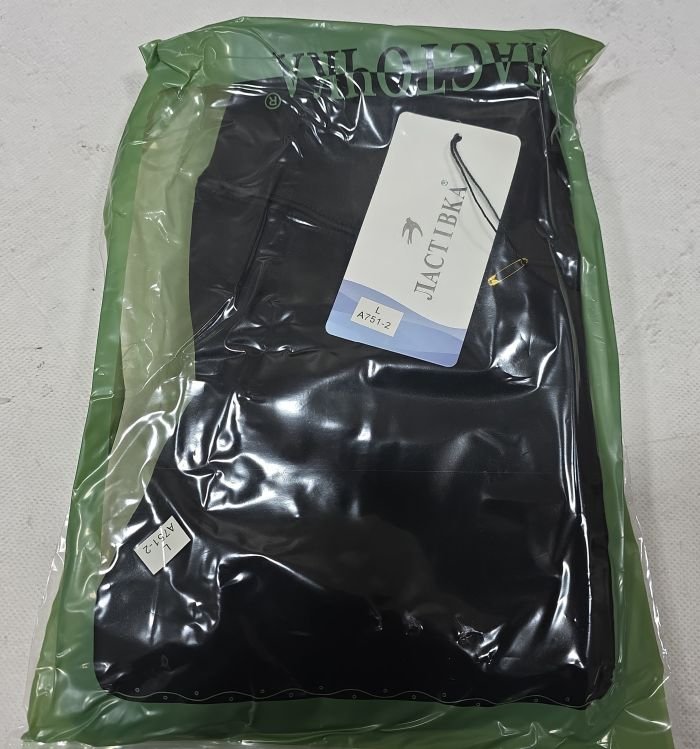 Лосини "Ластівка" А-751-2 еластичні на збитому хутрі +спереду та ззаду з мембраною +з широким поясом утяжкою +з підтяжкою живота та сідниць з пуш-ап ефектом (Push-up), р-р на ОБ - L-(85-93), XL-(93-102), 2XL-(102-110) -(чорні)