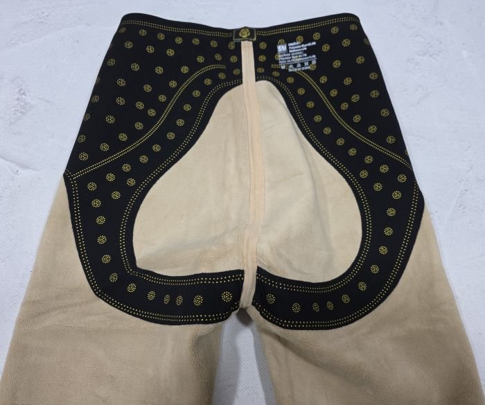 Лосини "Kenalin" W-20-1 еластичні у дрібний рубчик на збитому хутрі +з коригуючою мембраною та тейпами +з підтяжкою живота та сідниць з пуш-ап ефектом (Push-up), р.  XXS/XS-(42-46), S/M-(44-48), L/XL-(46-50), 2XL/3XL-(48-52) -(чорні)