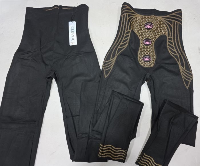 Лосини "Clover" 9975-1 демі гладкі корсетного типу з посиленою коригуючою мембраною та з тейпами +з широким поясом утяжкою +з підтяжкою живота та сідниць з пуш-ап ефектом (Push-up), р. S-(42-44), М-(44-46), L-(46-48), XL-(48-50) -(чорні)