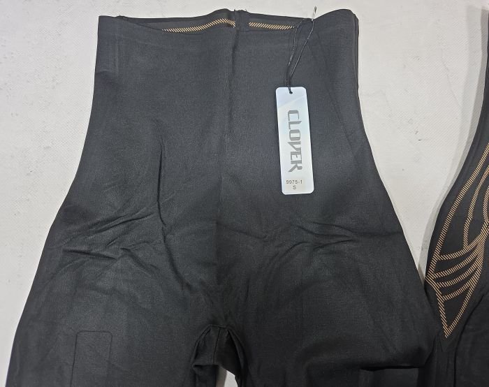 Лосини "Clover" 9975-1 демі гладкі корсетного типу з посиленою коригуючою мембраною та з тейпами +з широким поясом утяжкою +з підтяжкою живота та сідниць з пуш-ап ефектом (Push-up), р. S-(42-44), М-(44-46), L-(46-48), XL-(48-50) -(чорні)