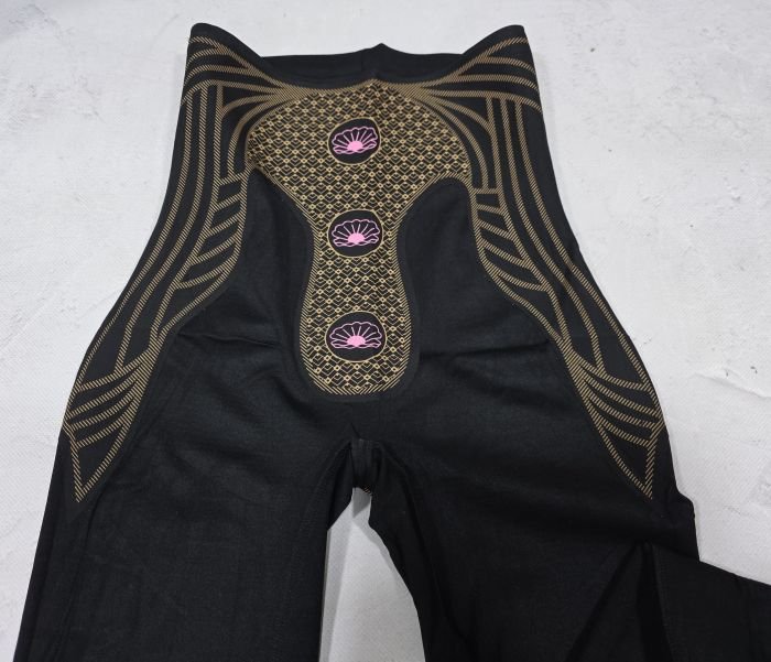 Лосини "Clover" 9975-1 демі гладкі корсетного типу з посиленою коригуючою мембраною та з тейпами +з широким поясом утяжкою +з підтяжкою живота та сідниць з пуш-ап ефектом (Push-up), р. S-(42-44), М-(44-46), L-(46-48), XL-(48-50) -(чорні)