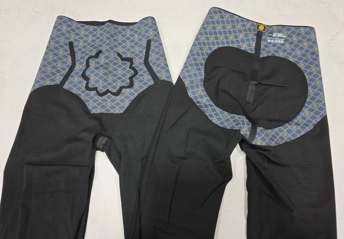 Лосини "Kenalin" D-18-1 демі еластичні гладкі з коригуючою мембраною та з тейпами +з широким поясом утяжкою +з підтяжкою живота та сідниць з пуш-ап ефектом (Push-up), р. XXS/XS-(42-46), S/M-(44-48), L/XL-(46-50), 2XL3XL-(48-52) -(чорні /Д-18-1)