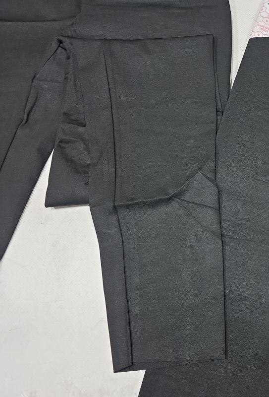 Лосини "Ластівка" А-736-2 демі гладкі із завищеною талією +з коригуючою мембраною та з тейпами +з чіпами, з широким поясом утяжкою +з підтяжкою живота та сідниць з пуш-ап ефектом (Push-up), р. М-(42-46), L-(44-48), XL-(46-50) -(чорні)