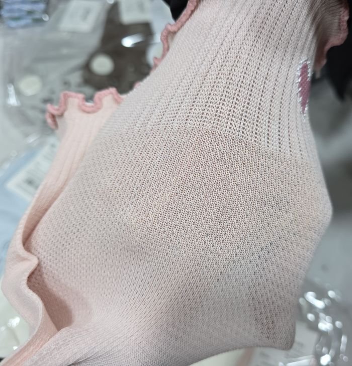 Шкарпетки "Корона" CY-537-2 стрейч підліткові р. 32-37 -асорті -(Дівчинка -однотонні з сітчастою в'язкою +збоку на резинці в рубчик серце +хвиляста окантовка на резинці) -уп. 10 шт