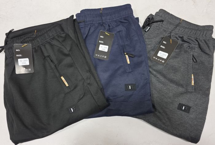 Спортивні штани "Black Cyclone" WK-2809 чоловічі трикотажні (без манжету), р. M, L, XL, 2XL, 3XL -ростовка 5 шт