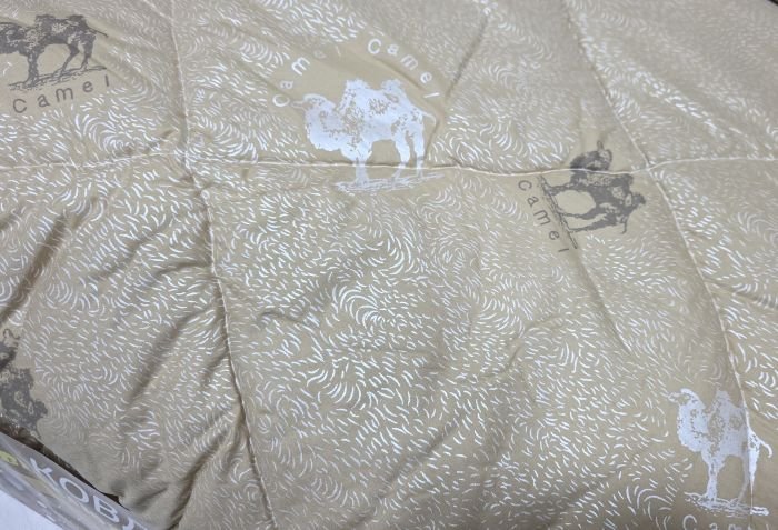 Ковдра 0114 "Constansy Верблюд" Євро холлофайбер +верблюжа вовна, р. +/- 200*215 -(мікс забарвлень)