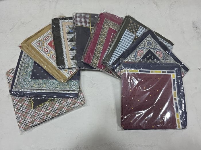 Носова хустка чоловіча 615 cotton р. 38*38 -уп. 12 шт -(в упаковці один колір -без вибору забарвлення!)