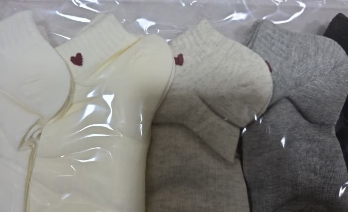 Шкарпетки "Корона" ВY-5568-4 стрейч /cotton жіночі, р. 36-41 -асорті -(Короткі/ однотонні в рубчик +збоку на резинці маленьке серце) -уп. 10 шт