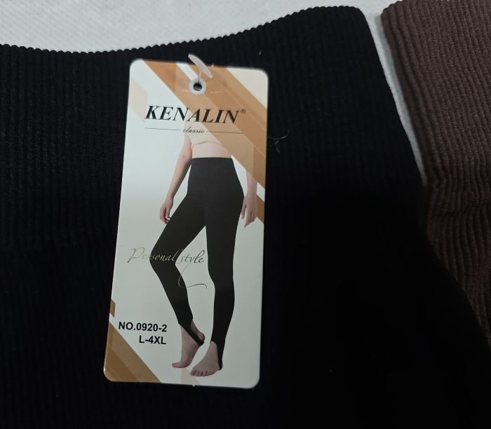 Лосини "Kenalin" 0920-2 безшовні у рубчик +зі штрипкою р. L/4XL-(42-48)