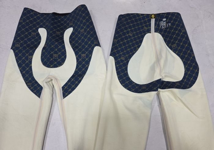 Лосини "Золото" А-9027-1-Р у дрібний рубчик на збитому плюшевому флісі з коригуючою мембраною та тейпами +з широким поясом утяжкою +з підтяжкою живота та сідниць з пуш-ап ефектом (Push-up) р. XXS/XS-(42-46), S/M-(44-48), L/XL-(46-50), 2XL3XL-(48-52) -(чорні)