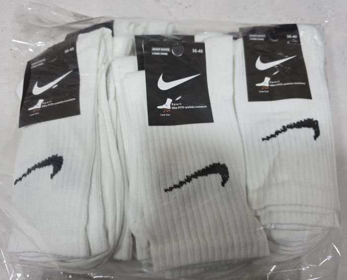 Шкарпетки "Спорт" ТГ-008-23 стрейч універсальні /Теніс, р. 36-40 -(білі -Теніс універс.) -уп. 12 ш