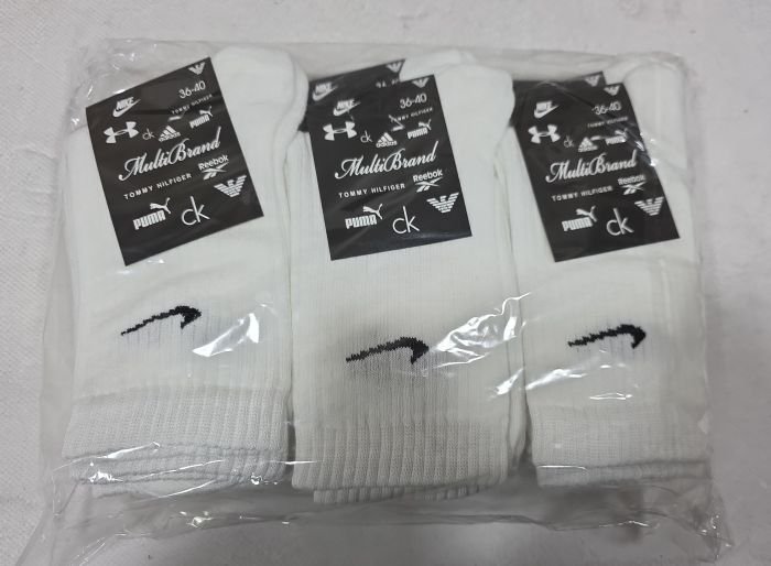 Шкарпетки "Спорт" Гр-739 стрейч універсальні /Теніс, р. 36-40 -(білі -Теніс універс.)