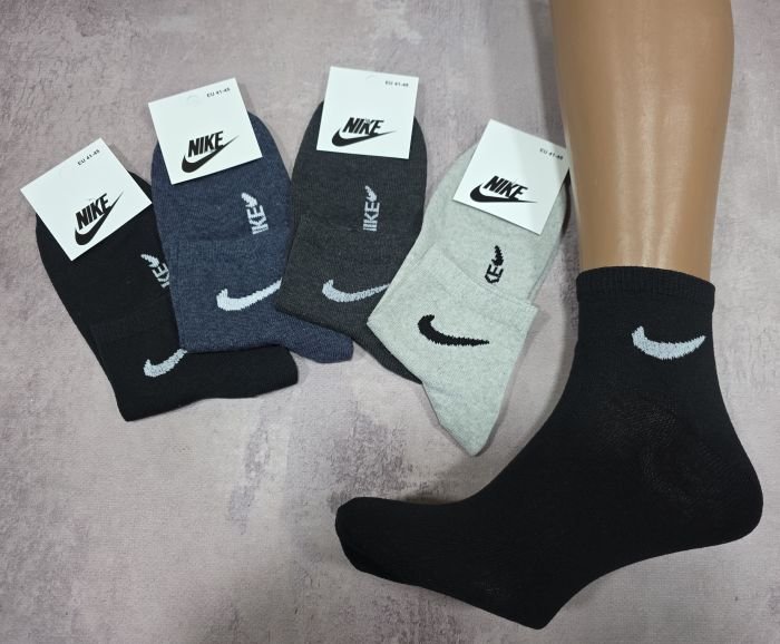 Шкарпетки "Спорт значок" ЗС-102-20 стрейч чоловічі, р. 41-45 -(асорті -середні) -уп. 12 шт