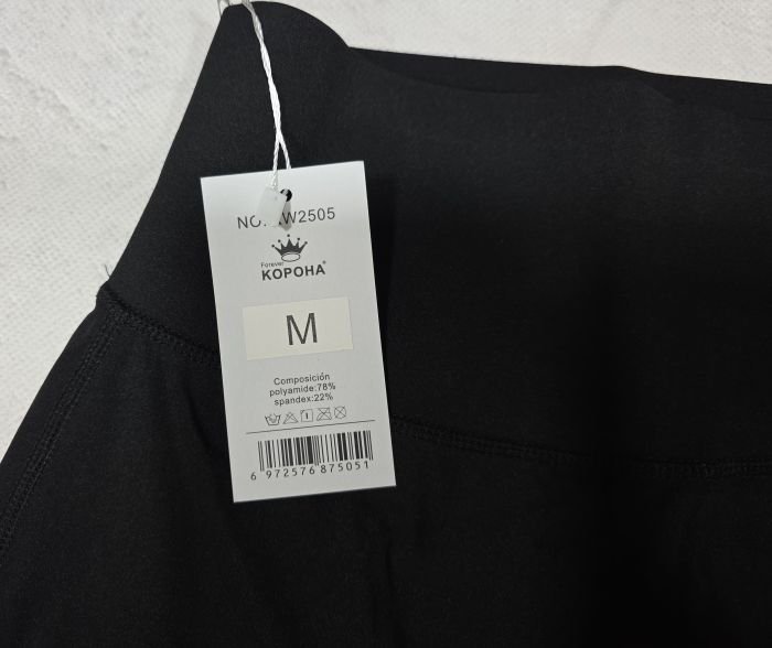 Лосини "Корона" KW-2025 кльош з еластичної гладкої тканини дайвінг +з широким поясом, р. М-(42-46), L-(44-48), XL-(46-50), 2XL-(48-52) -уп. 1 шт