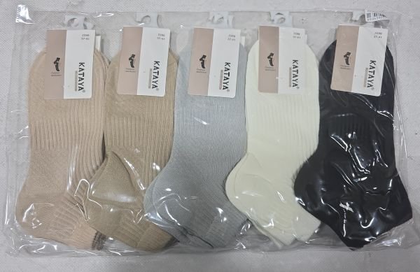 Шкарпетки "Корона" BY-904-1 сітка /cotton жіночі, р. 37-41 -асорті -(сіточка /короткі -кольорові з виступом /язичком ззаду +посередині гумка фіксатор) -уп. 10 шт