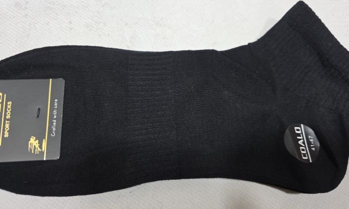 Шкарпетки "Coalo" AY-9100 стрейч/cotton чоловічі, р. 41-47 -асорті -(Укорочені +з широкою гумкою в рубчик +посередині резинка фіксатор) -уп. 10 шт