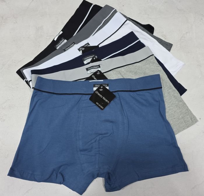 Боксери "GALVIN KLAIN" g1093 бавовна (полубатал) р. 2xl, 3xl, 4xl - уп. 12 шт -(в упаковці мікс кольорів з білим кольором)