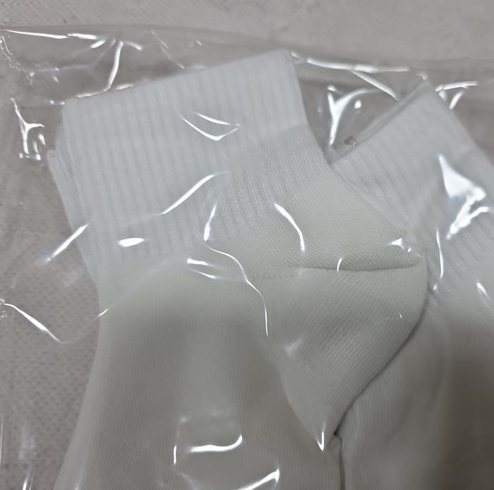 Шкарпетки "Корона" CY-525-1 стрейч /бамбук підліткові, р. 32-37 -(Білі /середні + широка гумка в рубчик) -уп. 10 шт