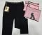 Лосини "Корона" KW-2033-2 /2XL-5XL гладкі з еластичного бавовняного трикотажу, з підтягуючим ефектом +на додатковій плоскій резинці написи, р. 46-50 -(чорні)