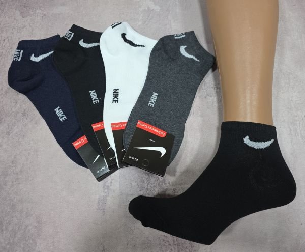 Шкарпетки "Спорт значок" ЗК-101-11 стрейч чоловічі, р. 41-45 -(асорті -короткі) -уп. 12 шт