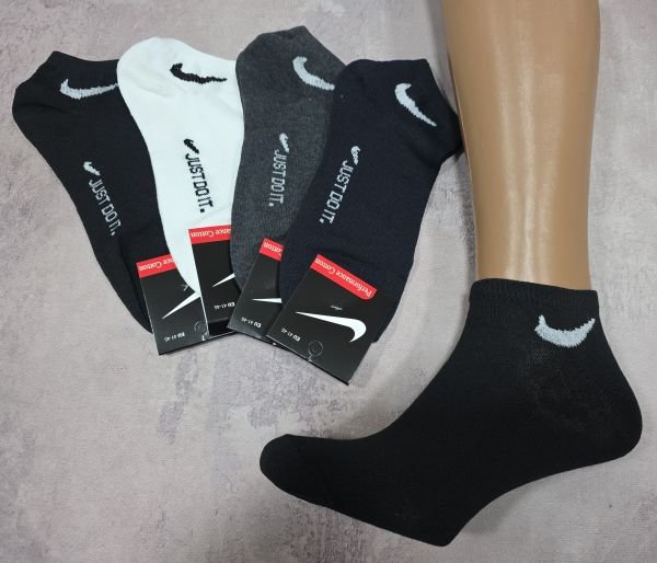 Шкарпетки "Спорт значок" ЗК-101-13 стрейч чоловічі, р. 41-45 -(асорті -короткі) -уп. 12 шт