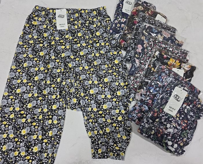 Лосини-султанки "AKFU" К-5 "холодок" з легкої шовковистої тканини +з боків кишені, низ на манжеті, р. 46-50 -(без вибору забарвлення!!!)