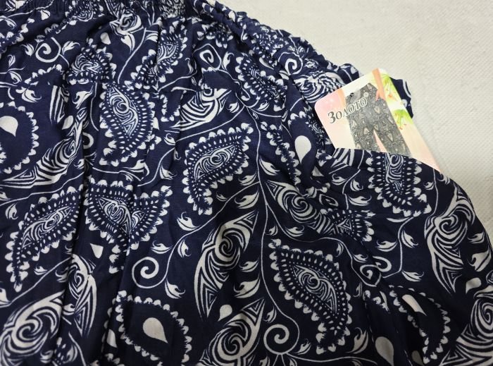 Лосини-султанки "ЗОЛОТО" 701 "холодок" з легкої шовковистої тканини +з боків кишені, низ на манжеті, р. 50-54 -(без вибору забарвлення!!!)