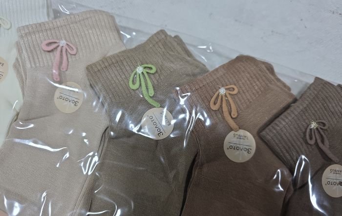 Шкарпетки "Золото" Y-255-2 стрейч/ бамбук жіночі ароматизовані, р. 36-41 -асорті -(Укорочені /кавовий мікс +збоку на середній гумці в рубчик бантик) -уп. 10 шт