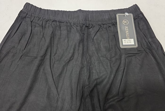 Бриджі "Kenalin" 700 cotton+elastane, верх на резинці, низ на плоскому манжеті, р. 3XL/4XL-(50-54), 5XL/6XL-(52-56), 7XL/8XL-(54-58) -(чорні)