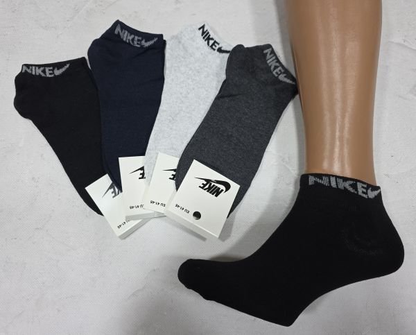 Шкарпетки "Спорт значок" ЗК-101-16 стрейч чоловічі, р. 41-45 -(асорті -короткі) -уп. 12 шт