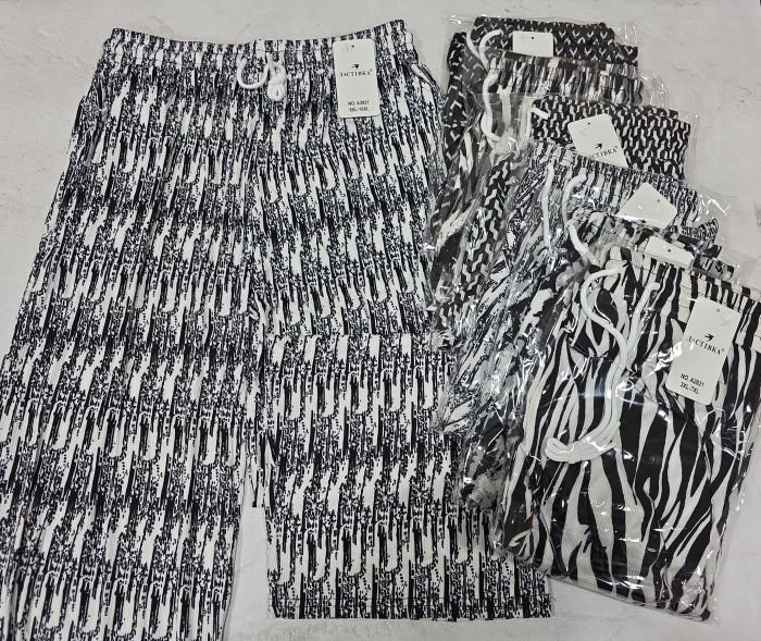 Прогулянкові штани "Ластівка" А-2821 з легкої тканини жатка рубчик, вільного крою з широким низом, пояс на резинці, з боків кишені, р. 3XL/7XL-(46-50), 8XL/10XL-(48-52) -(Без вибору забарвлення!)