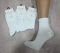 Шкарпетки "NiceSocks" W-1710 cotton-стрейч жіночі, р. 36-40 -(Білі /укорочені в рубчик +з широкою гумкою в рельєфний рубчик) -уп. 10 шт