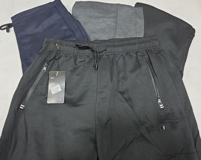 Спортивні штани "Black Cyclone" WK-2860 чоловічі трикотажні (без манжету), р. M, L, XL, 2XL, 3XL -ростовка 5 шт