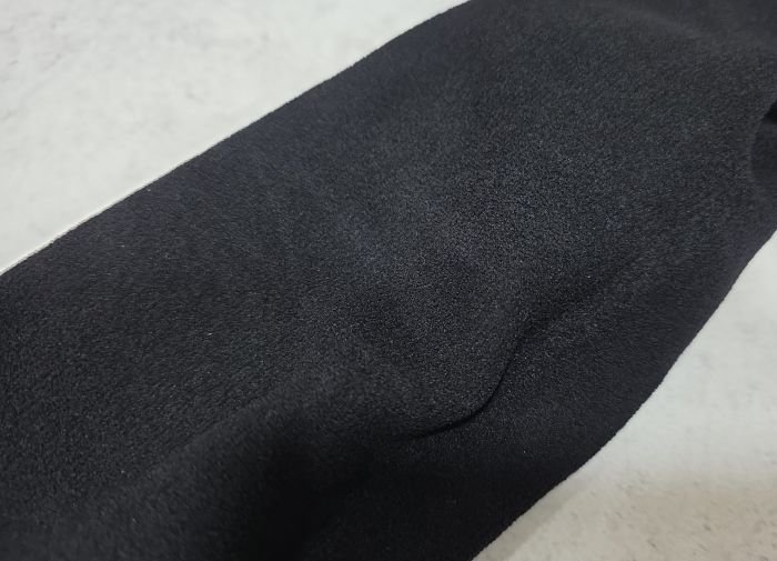 Колготки "Корона" KW-2605/42-48 термо cotton в дрібний рубчик із фланелевим утепленням до масажної стопи, позаду 1 шов -(чорні)