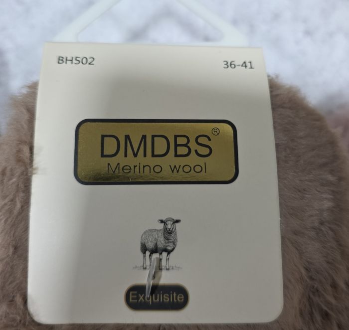 Шкарпетки-валянки DMDBS" ВН-502 домашні з мериносової вовни на товстому хутрі +з гальмами на підошві жіночі, р. 36-41 -асорті -(Однотонні/ короткі) -уп 10 шт
