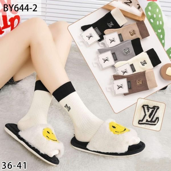 Шкарпетки "Корона /ХLV" BY-644-2 стрейч /cotton жін, р. 37-41 -асорті -(Високі в рубчик +під резинкою букви XL) -уп. 10 шт.