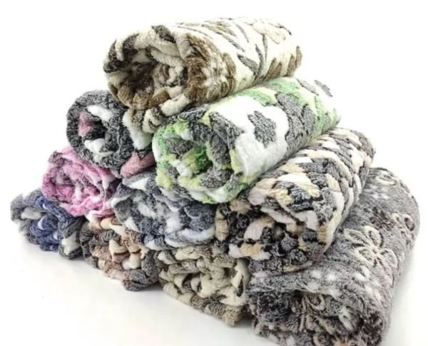 Плед /простирадло /покривало "ПОПІЛ" 2022 -Евро -травка з видавленним візерунком, р. 200*220 -(Без  вибору забарвлення!!!)