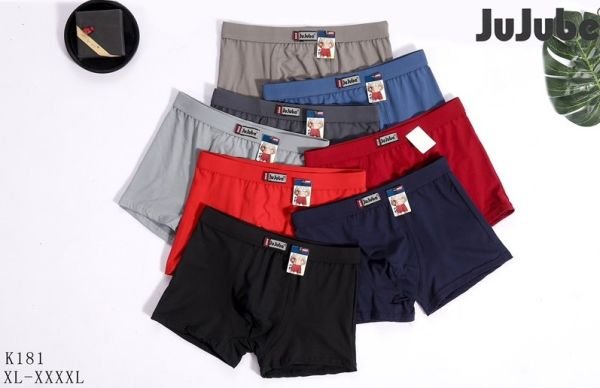 Боксери "Jujube" К-181 cotton /spandex, р. XL, 2XL, 3XL, 4XL- ростовка 8 шт