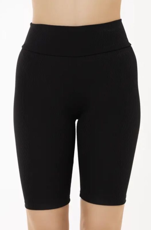 Треки/велосипедки "KOLO" 042-888 рубчик /чорні, р. S-(44-46), M-(46-48), L-(48-50), XL-(50-52), 2XL-(52-54) -уп. 1 шт -(чорні)