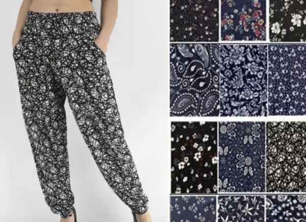 Лосини-султанки "УЮТ/ TIANLEFU" F34++ "холодок" з легкої шовковистої тканини +з боків кишені, низ на манжеті, р. 46-50 -(без вибору забарвлення!!!)