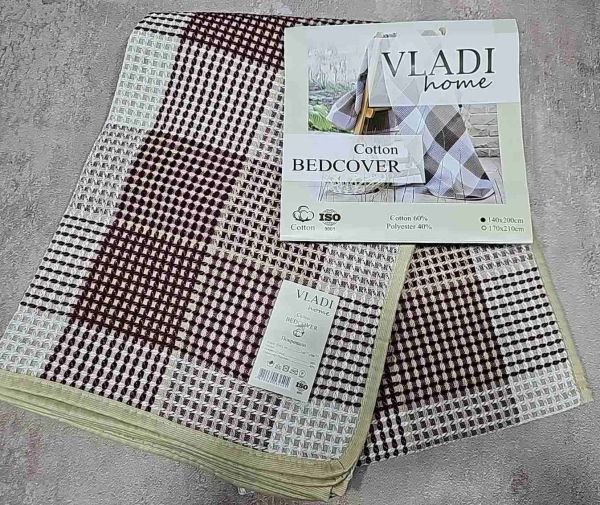 Плед "BEDCOVER" 140-14 cotton +polyester р. +/-140*200 -("Жатка" з окантовкою -№14)