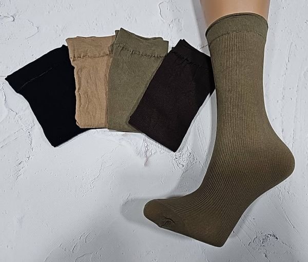 Шкарпетки Fantasy "РУБЧИК" №011/ 50 ден капронові -уп.10 пар -(чорні, тілесні, шаде, мокко)